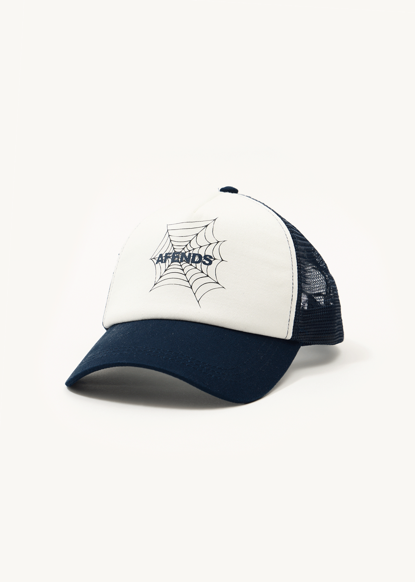 AFENDS Mens Webhead - Trucker Cap - Navy