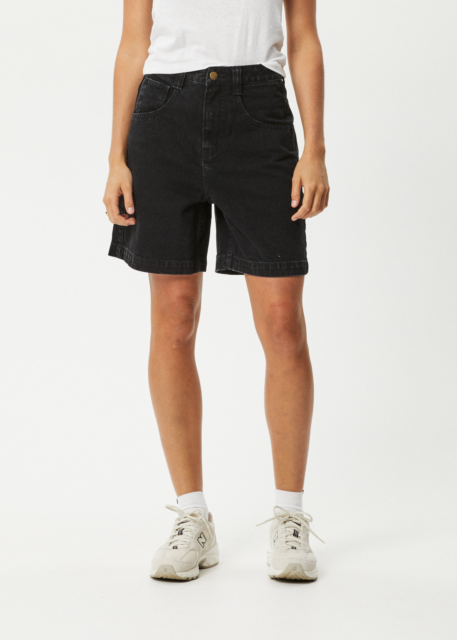 Denim black 2025 shorts womens