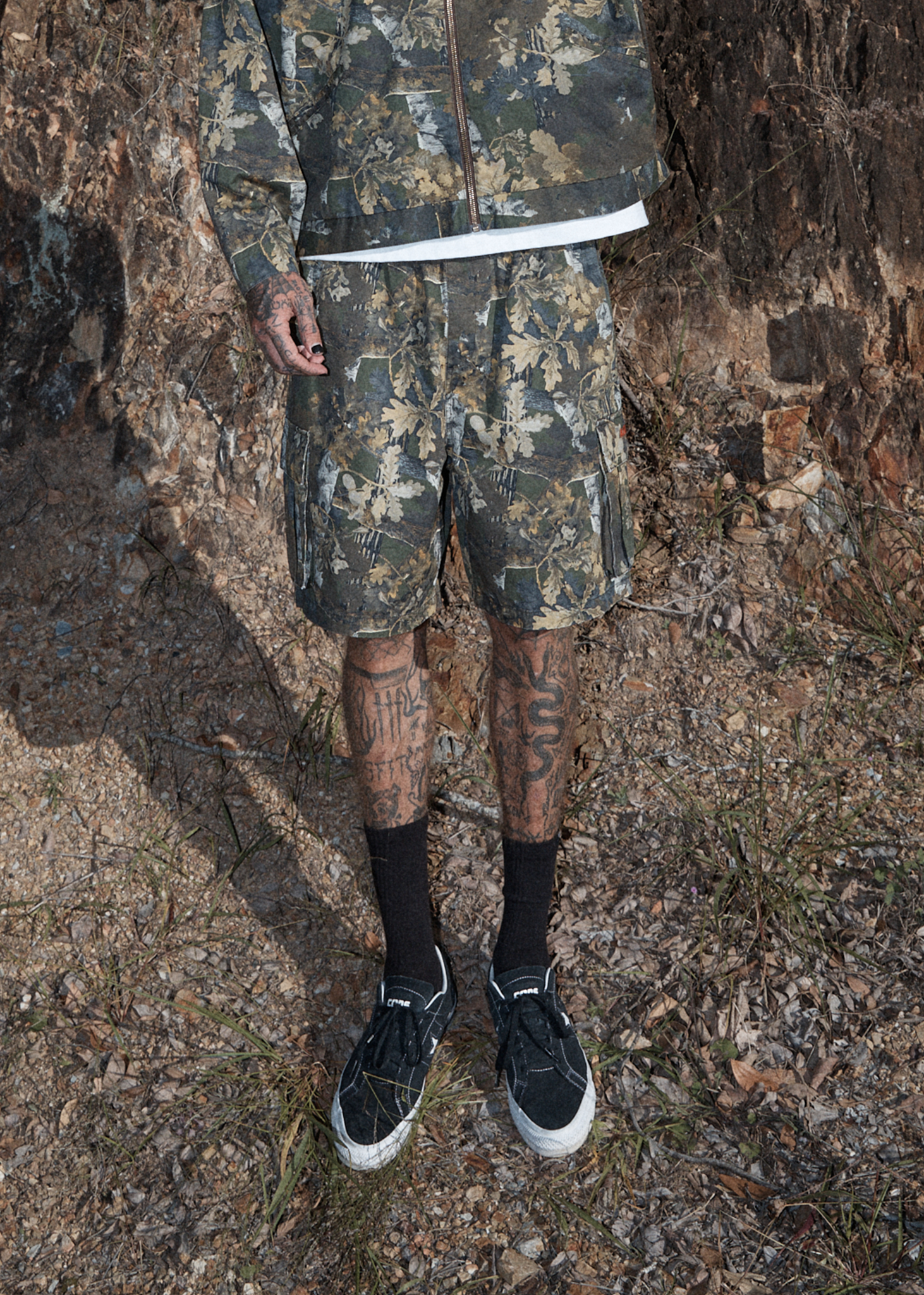 AFENDS Mens Ninety Eights Cargo - Oversized Cargo Short 20" - Find Me