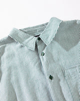 Afends Mens Intergalactic - Long Sleeve Shirt - Emerald Stripe - Afends mens intergalactic   long sleeve shirt   emerald stripe 