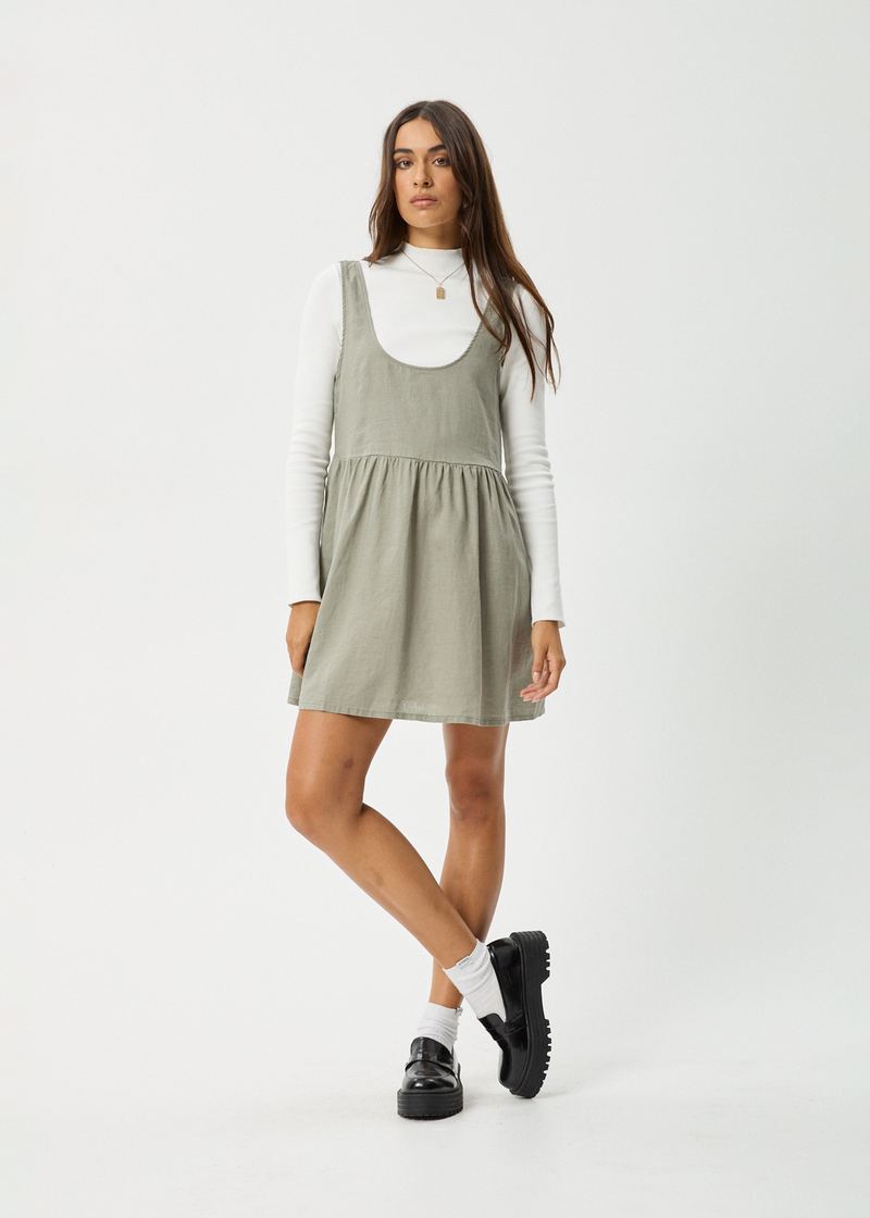 AFENDS Womens Jesse - Mini Dress - Olive