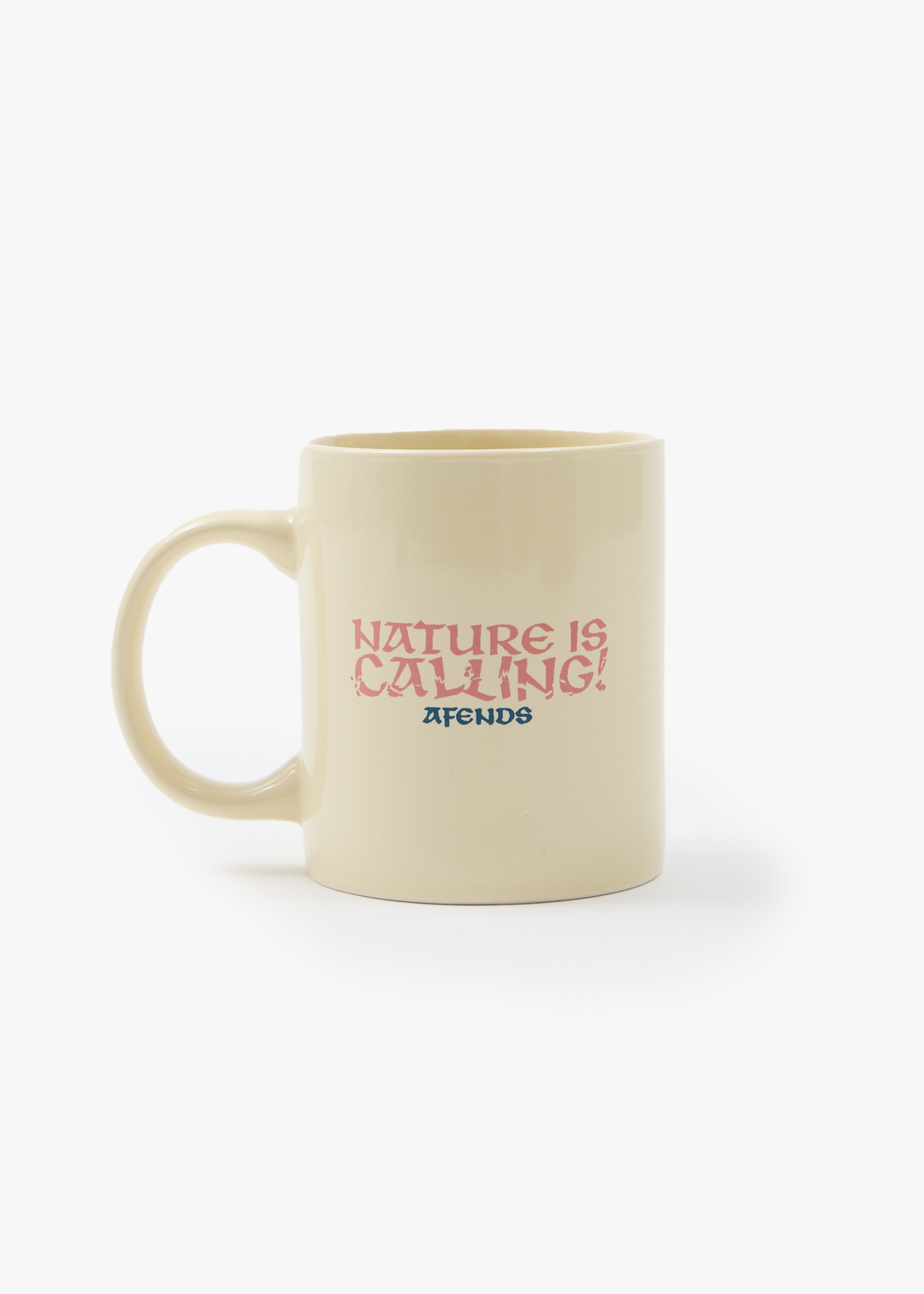 AFENDS Mens Too High - Porcelain Mug - Off White