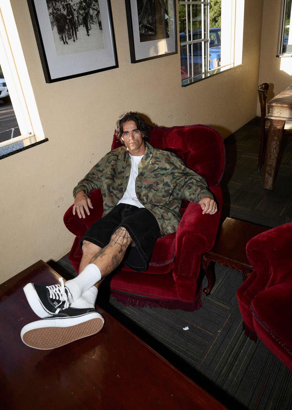 AFENDS Mens Hidden Oracle - Workwear Jacket - Hidden