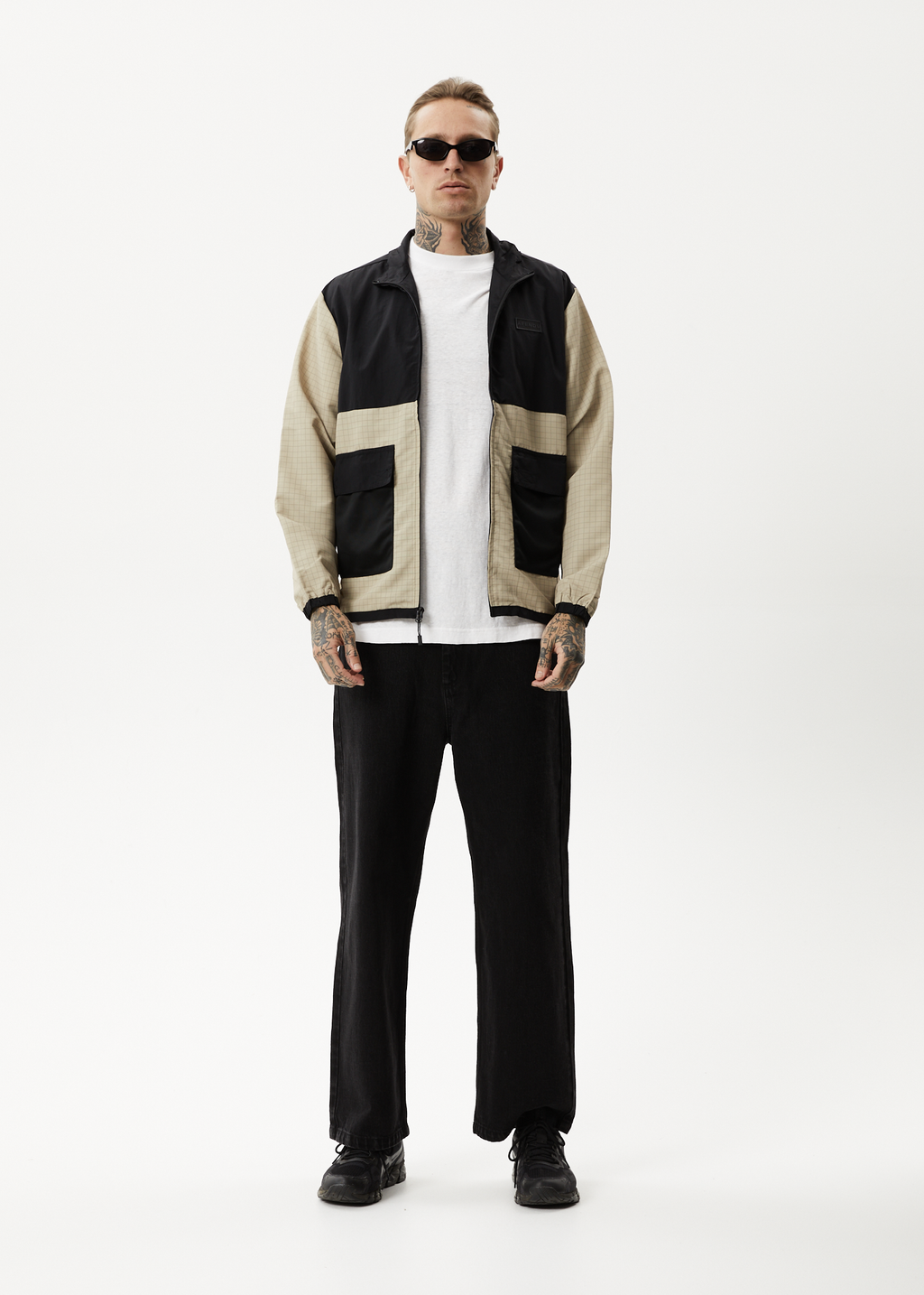 AFENDS Mens Checkmate - Check Spray Jacket - Multi