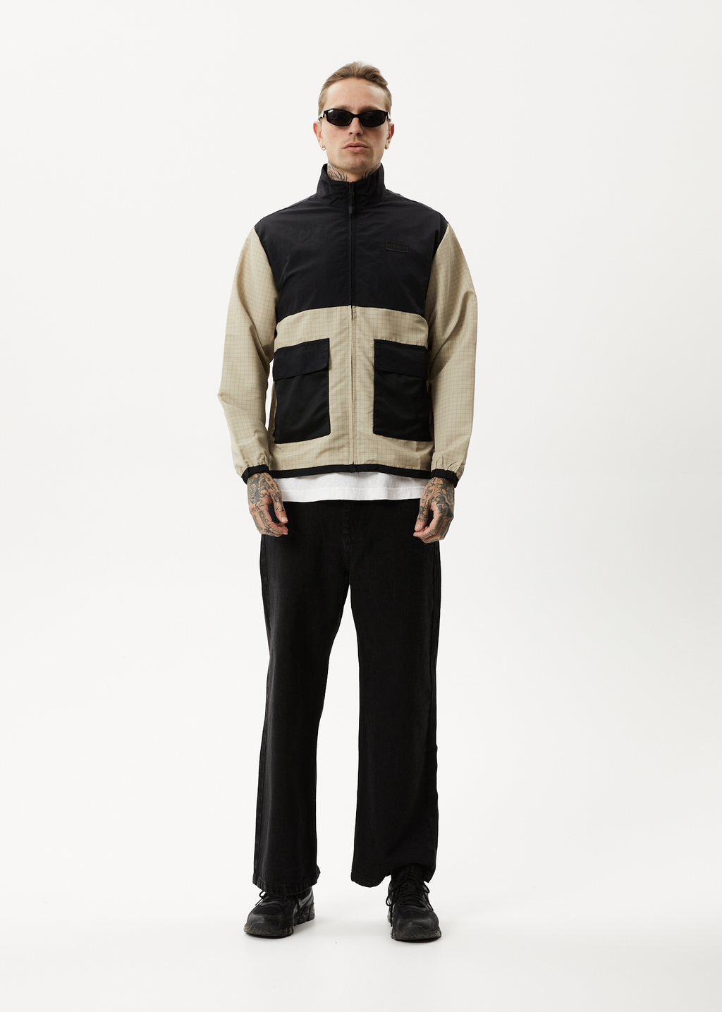 AFENDS Mens Checkmate - Check Spray Jacket - Multi