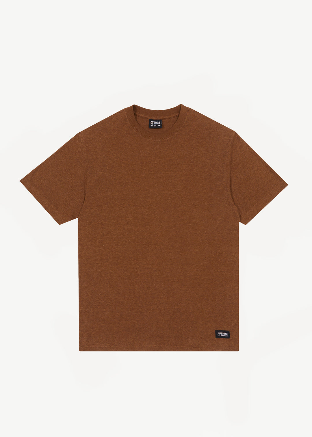 AFENDS Mens Classic - Retro Fit Tee - Toffee 