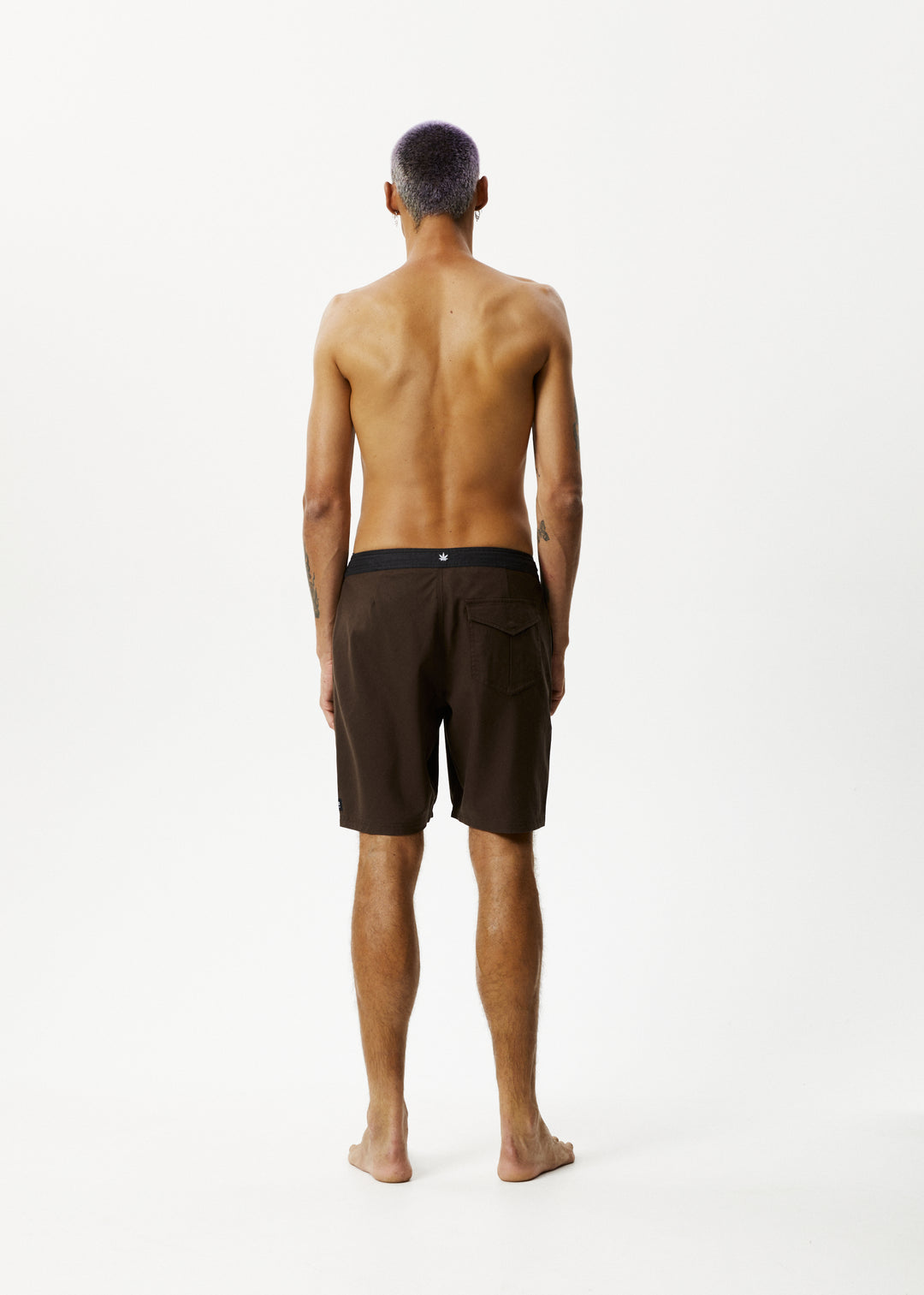 AFENDS Mens Surf Related - Fixed Waist Boardshorts - Earth 