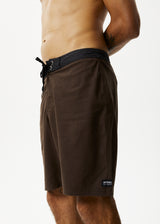 AFENDS Mens Surf Related - Fixed Waist Boardshorts - Earth - Afends mens surf related   fixed waist boardshorts   earth 