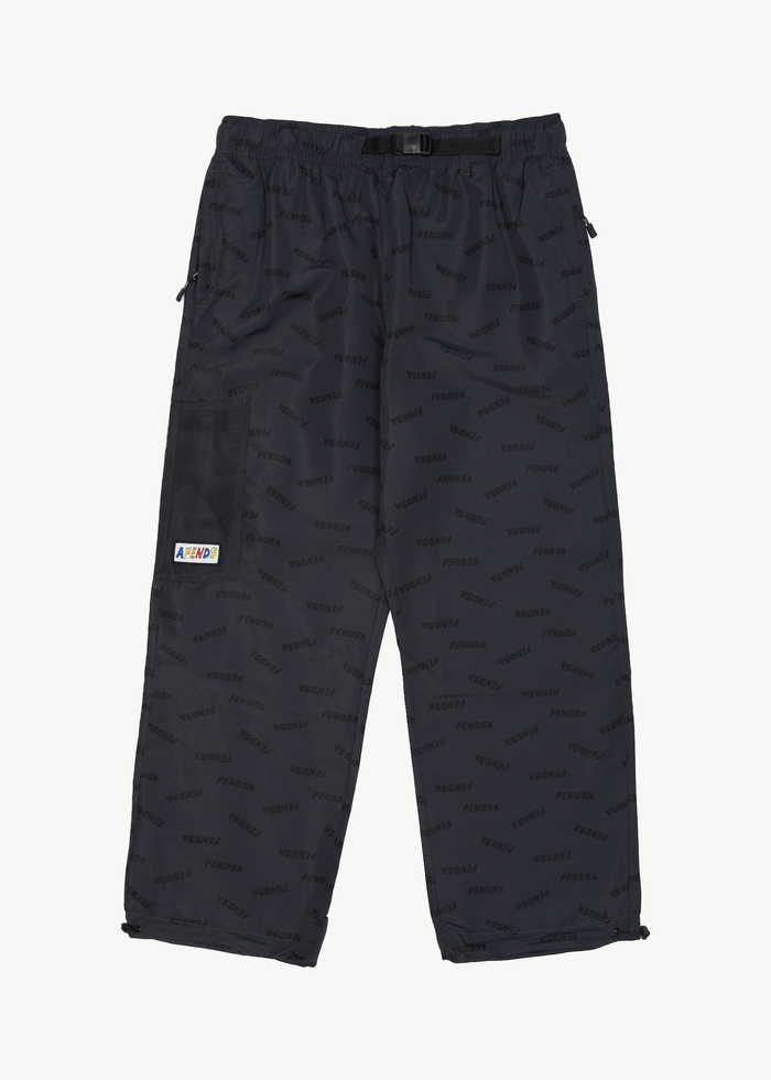 Afends Mens Fendsa - Recycled Spray Pants - Charcoal 