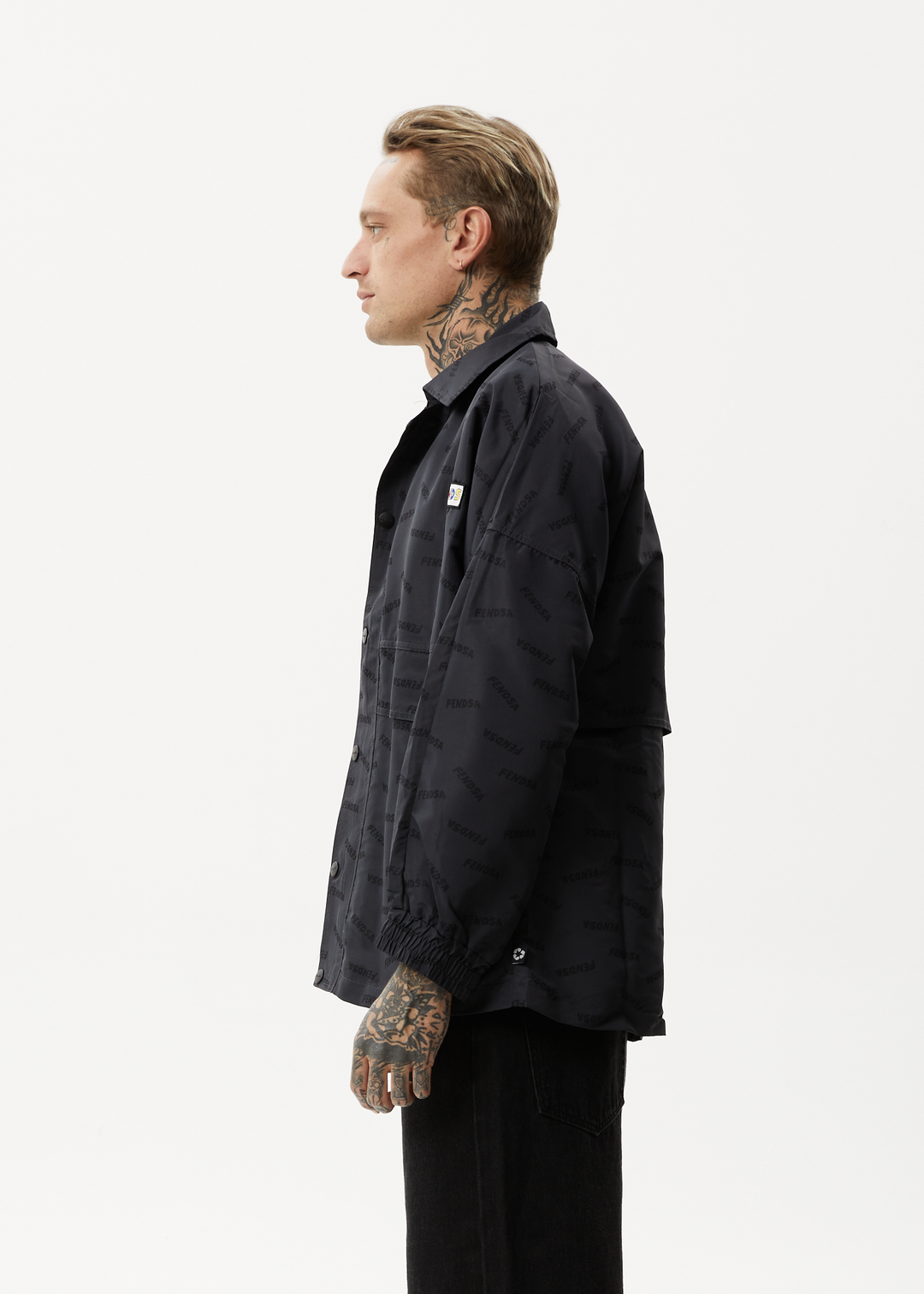 AFENDS Mens Fendsa - Spray Jacket - Charcoal 