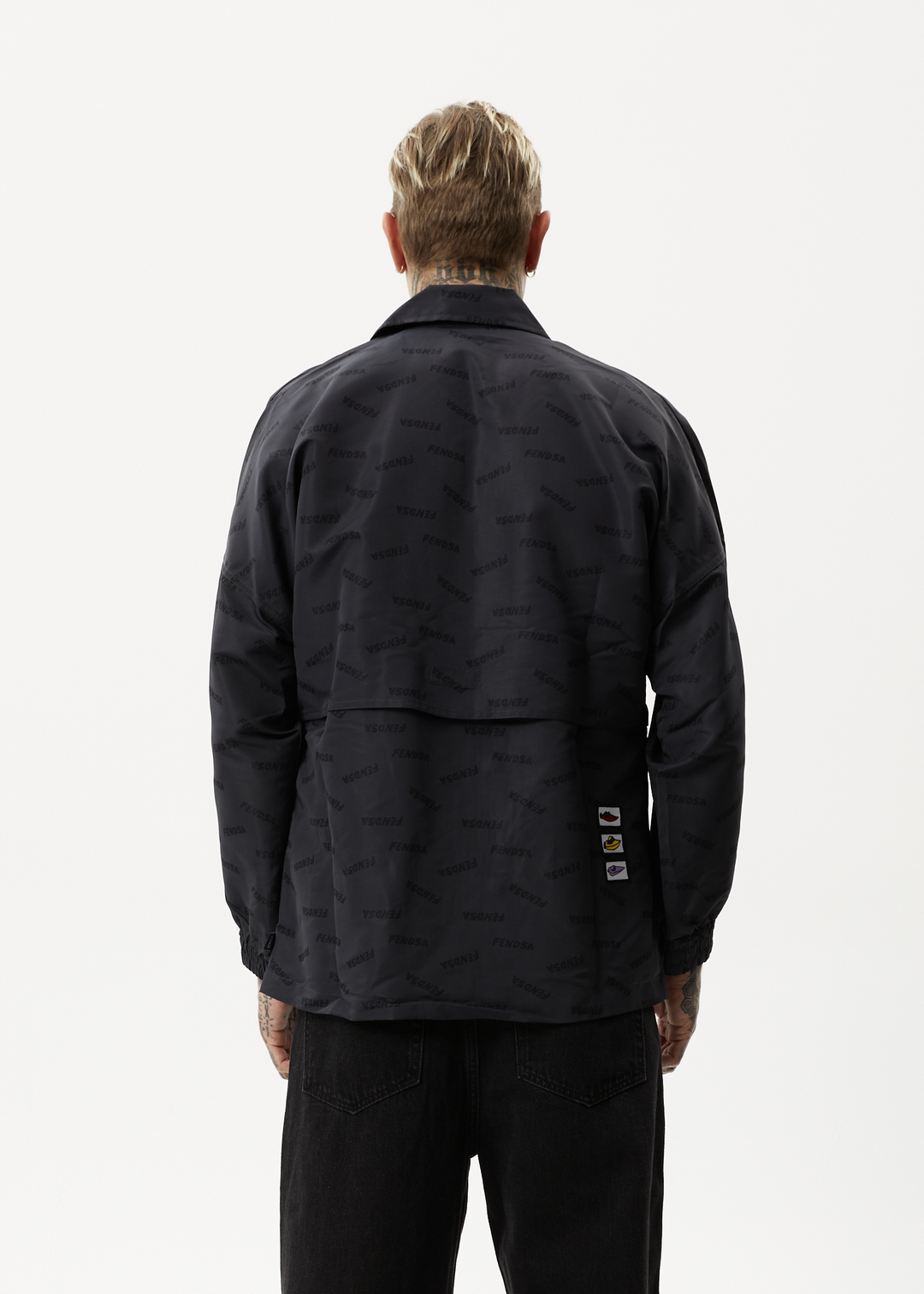 AFENDS Mens Fendsa - Spray Jacket - Charcoal 