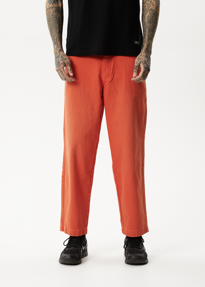 Side Orange Line Decorated Ripped Jeans – FanFreakz
