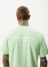 AFENDS Mens Horizon - Retro T-Shirt - Lime Green - Afends mens horizon   retro t shirt   lime green 