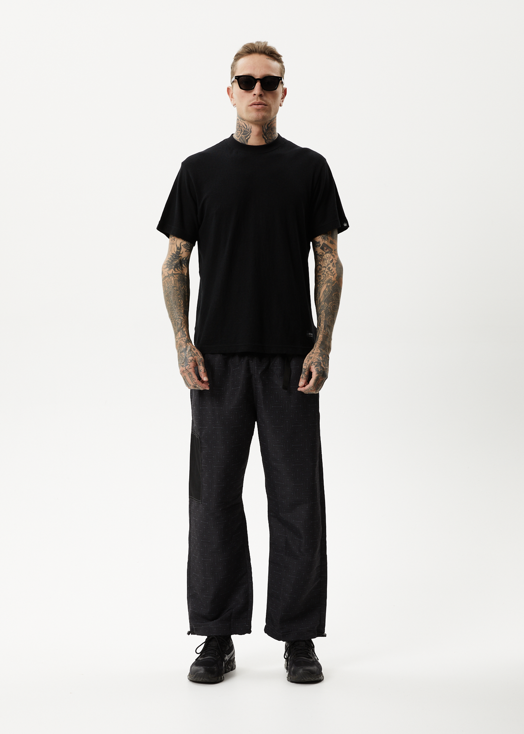 AFENDS Mens Escape - Spray Pants - Charcoal 