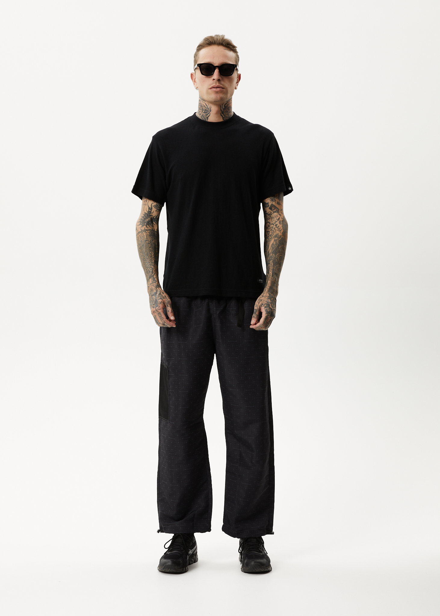 AFENDS Mens Escape - Spray Pant - Charcoal
