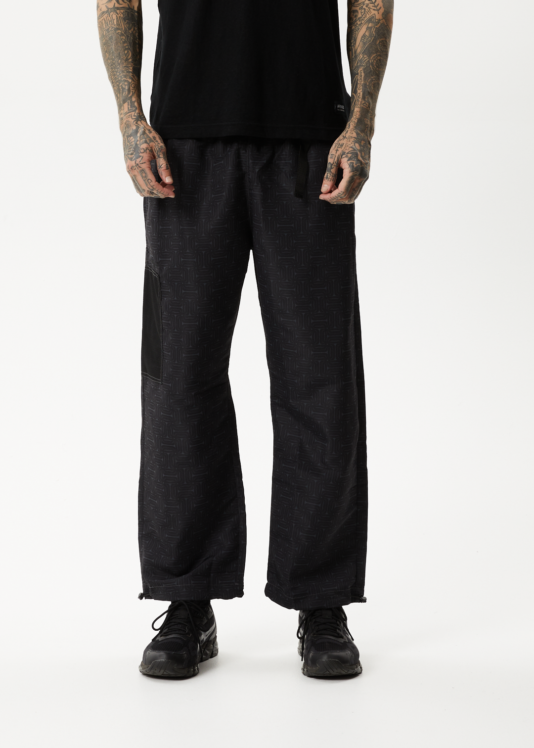 AFENDS Mens Escape - Spray Pants - Charcoal 