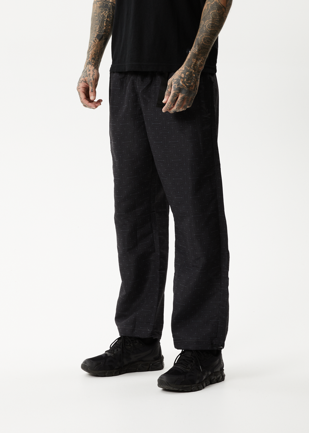 AFENDS Mens Escape - Spray Pant - Charcoal
