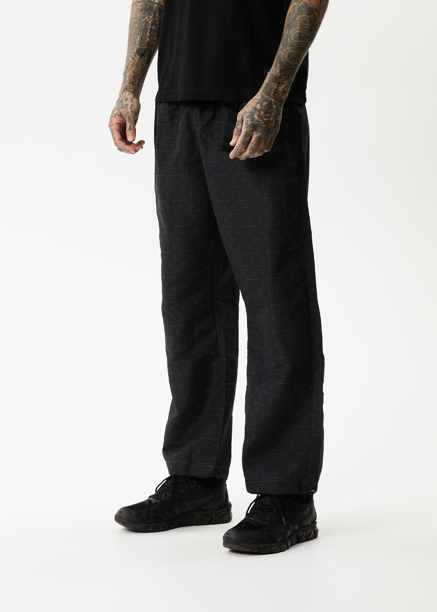 AFENDS Mens Escape - Spray Pant - Charcoal