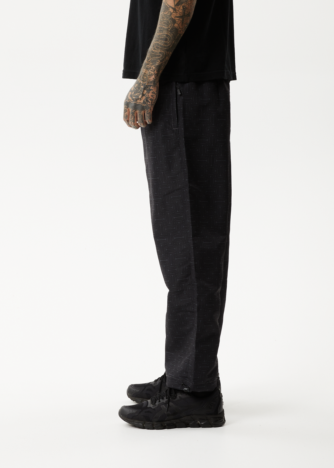 AFENDS Mens Escape - Spray Pants - Charcoal 