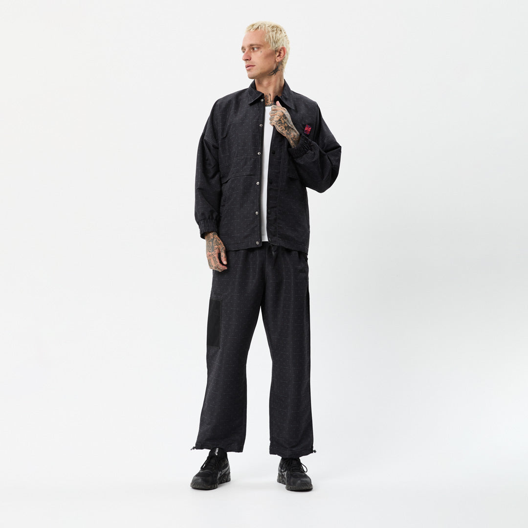 AFENDS Mens Escape - Spray Jacket - Charcoal M226580-CHA-S