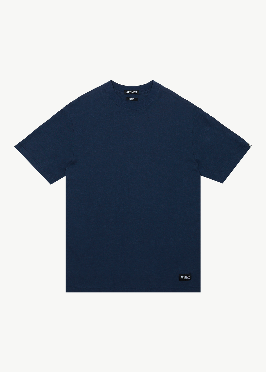 AFENDS Mens Classic - Retro Fit Tee - Navy 