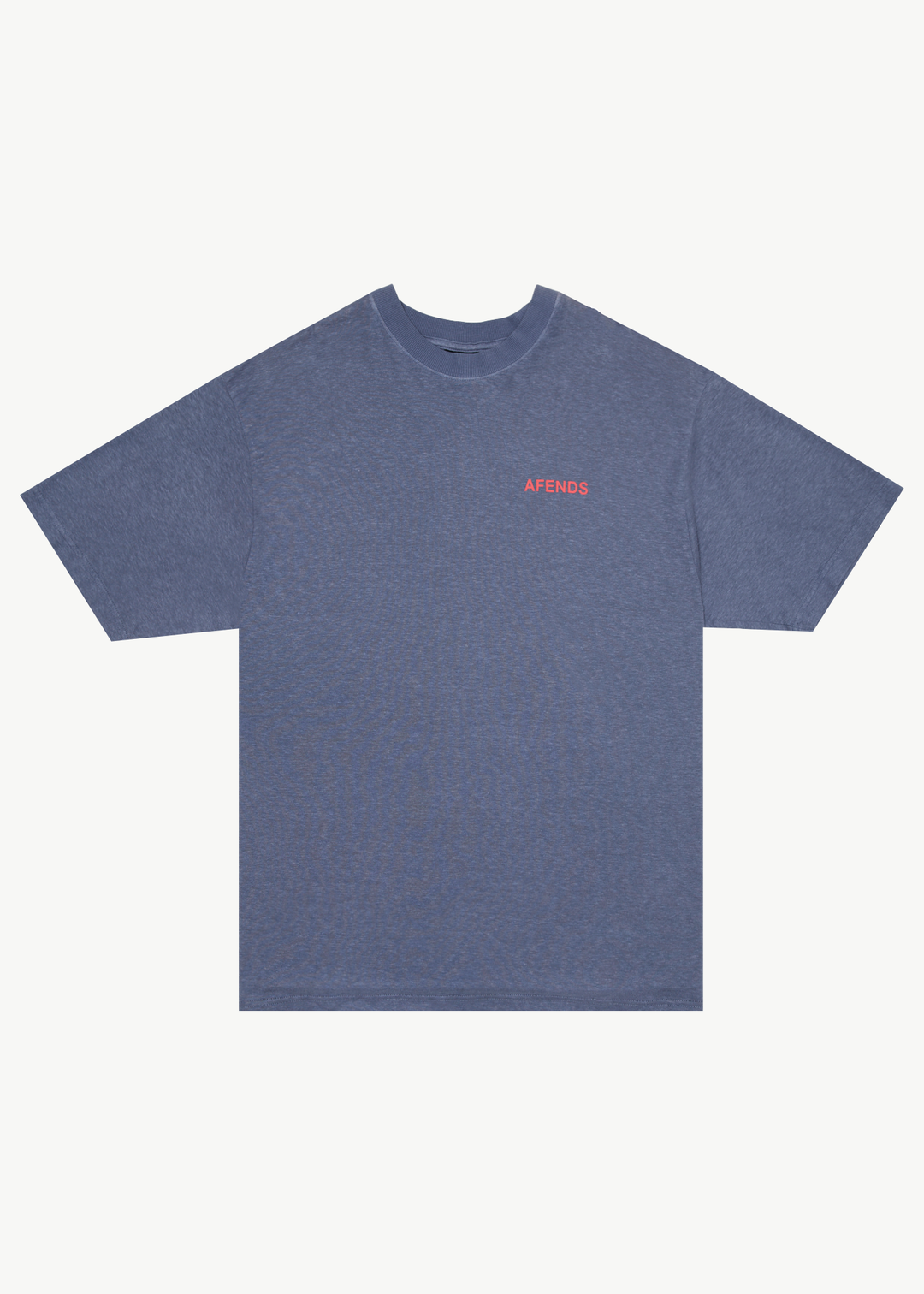 AFENDS Mens Staple - Boxy Fit Tee - Washed Marlin 