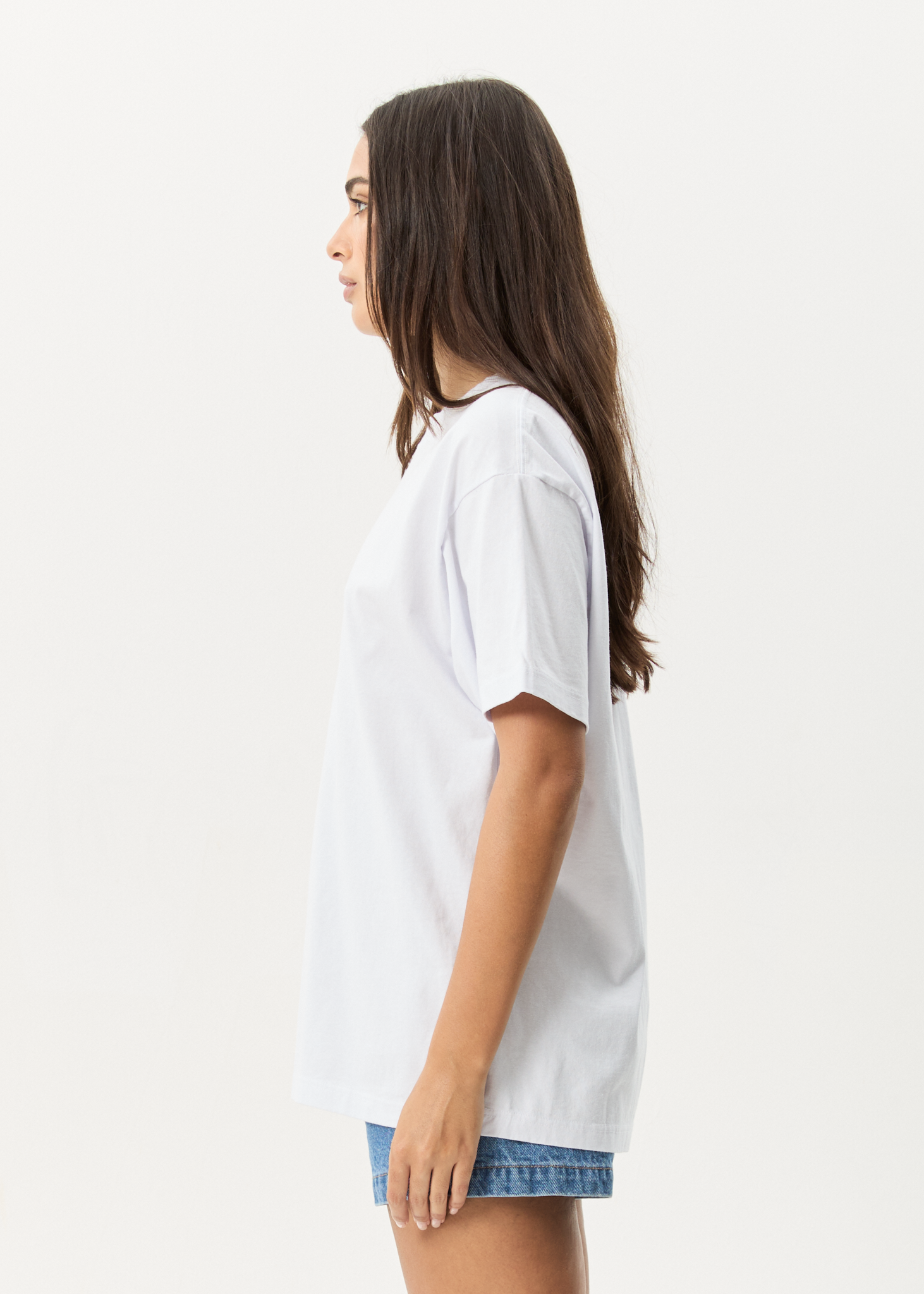 AFENDS Mens Genesis - Heavyweight Boxy Tee - White