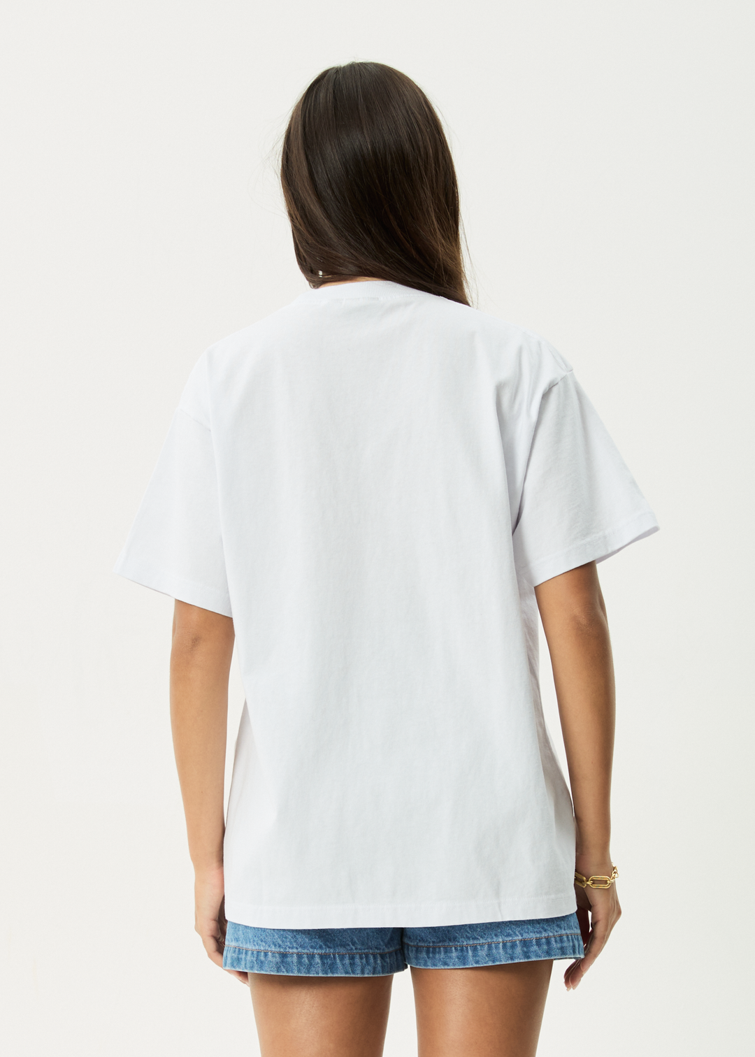 AFENDS Mens Genesis - Heavy Boxy Tee - White