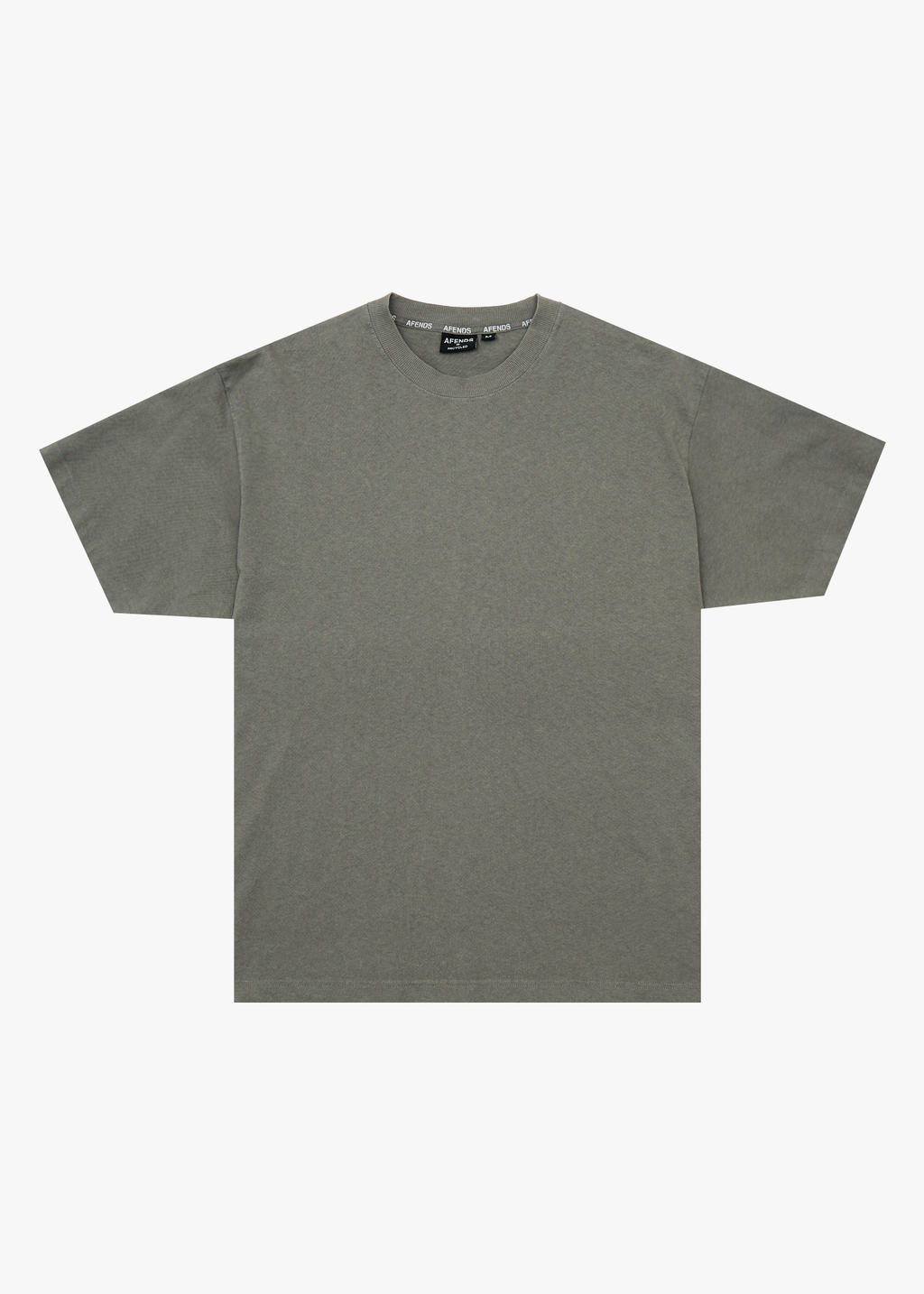 AFENDS Mens Genesis - Heavyweight Recycled Boxy Tee - Washed Sycamore