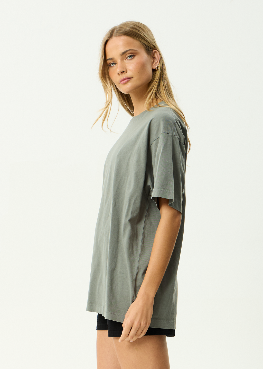 AFENDS Mens Genesis - Heavyweight Recycled Boxy Fit Tee - Washed Sycamore