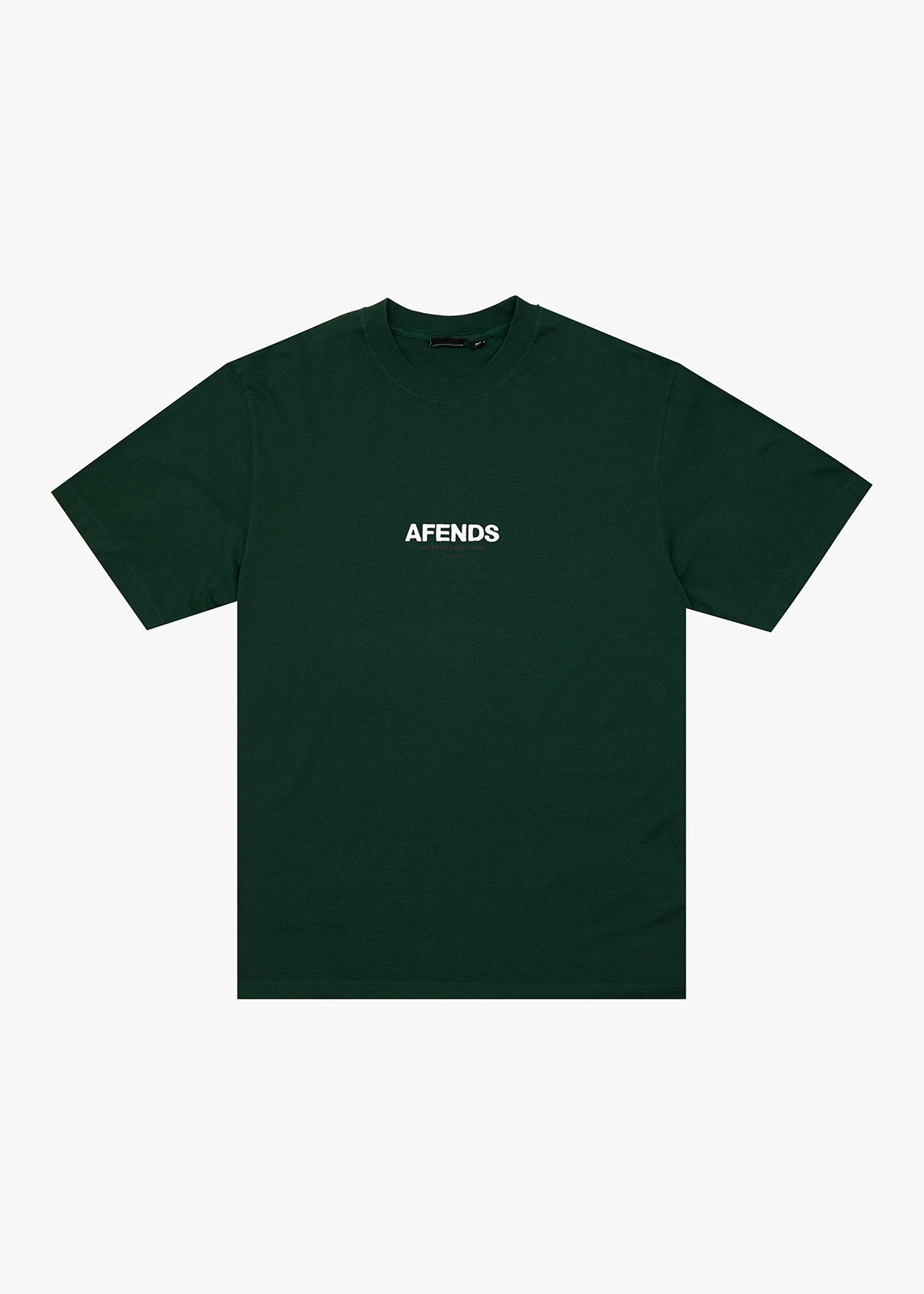 AFENDS Mens Vinyl - Retro Tee - Washed Pine
