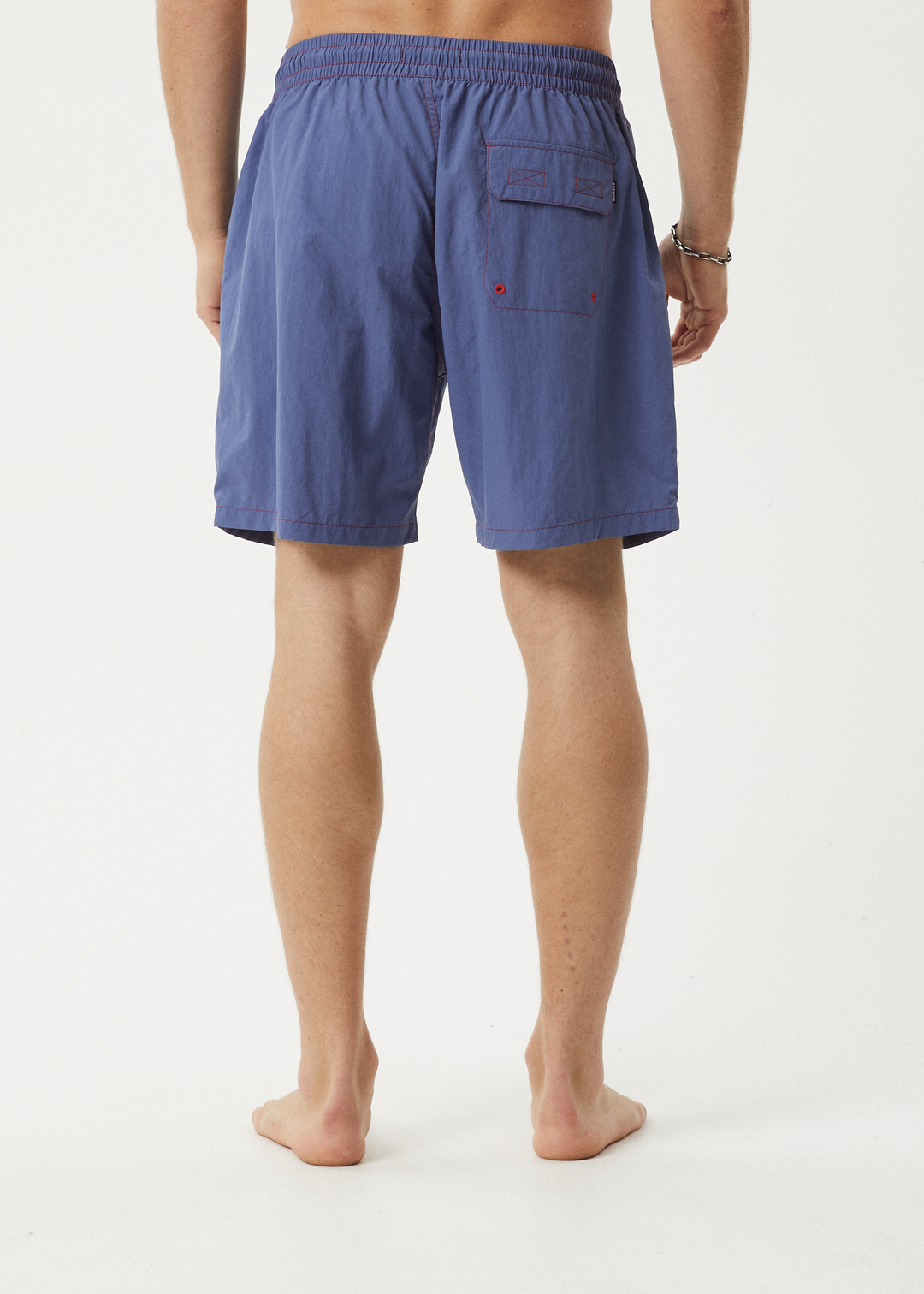 AFENDS Mens Baywatch - Swim Short 18" - Marlin 