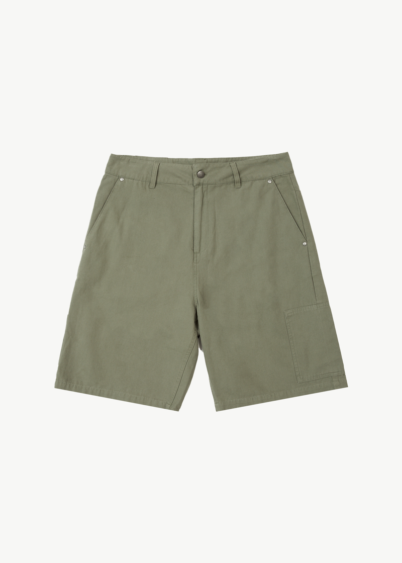 AFENDS Mens Script - Elastic Waist Short - Black