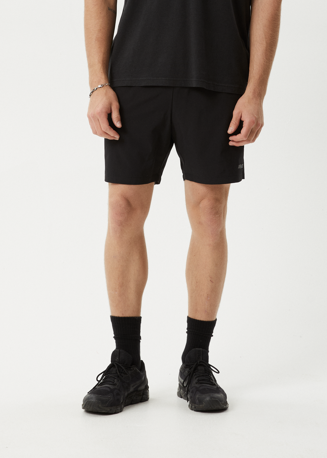 AFENDS Mens Kettle-Ish - Performance Shorts 18 Inch - Black 