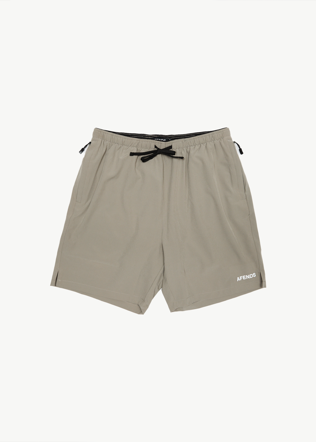 AFENDS Mens Kettle-Ish - Performance Shorts 18 Inch - Olive 