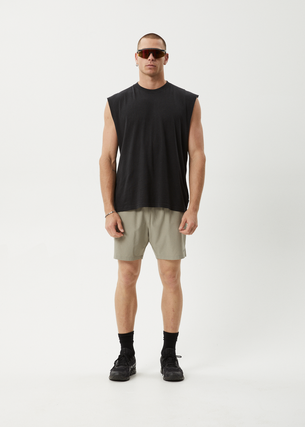 AFENDS Mens Kettle-Ish - Performance Short 18" - Olive