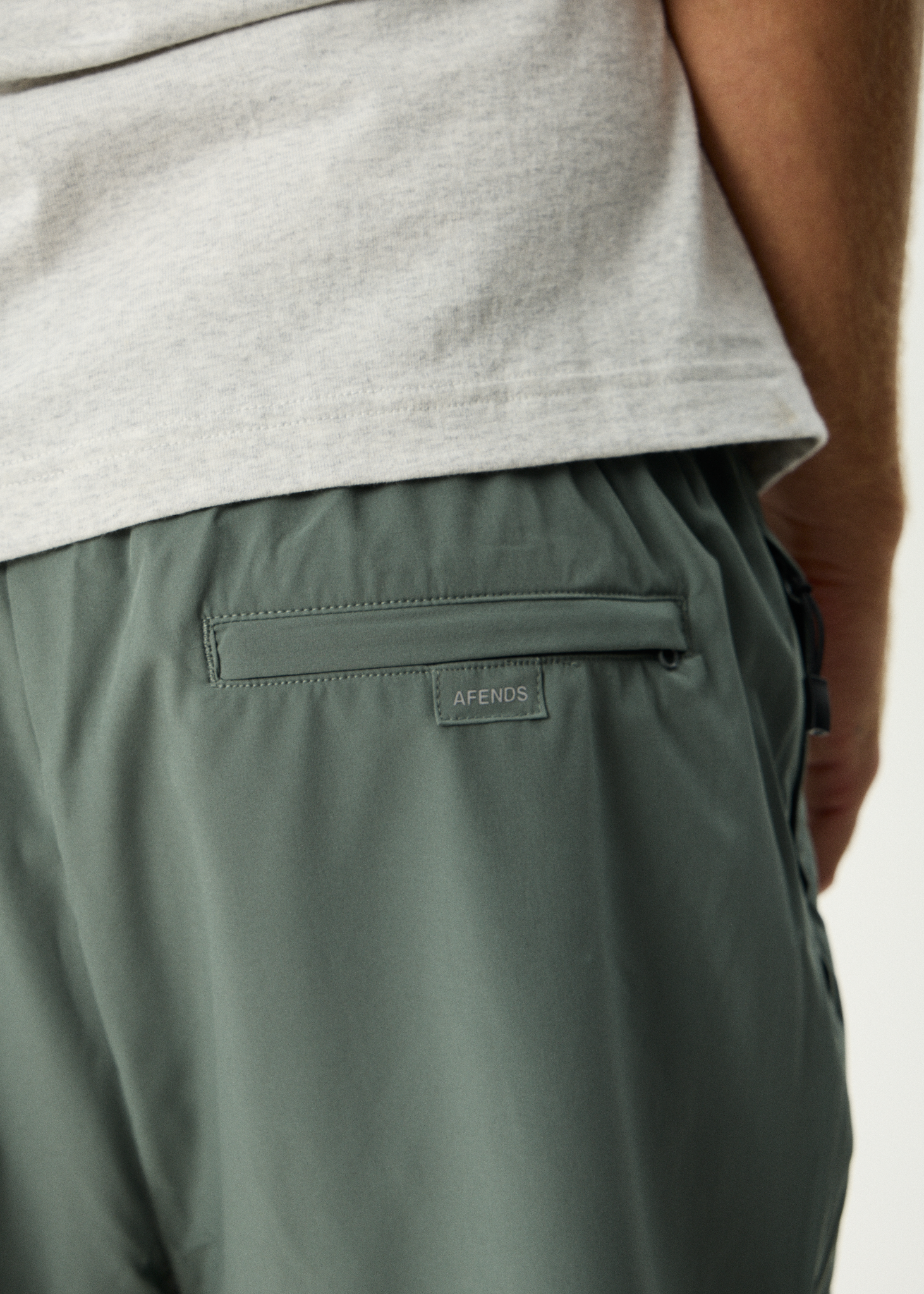 AFENDS Mens Kettle-Ish - Performance Short 18" - Sycamore