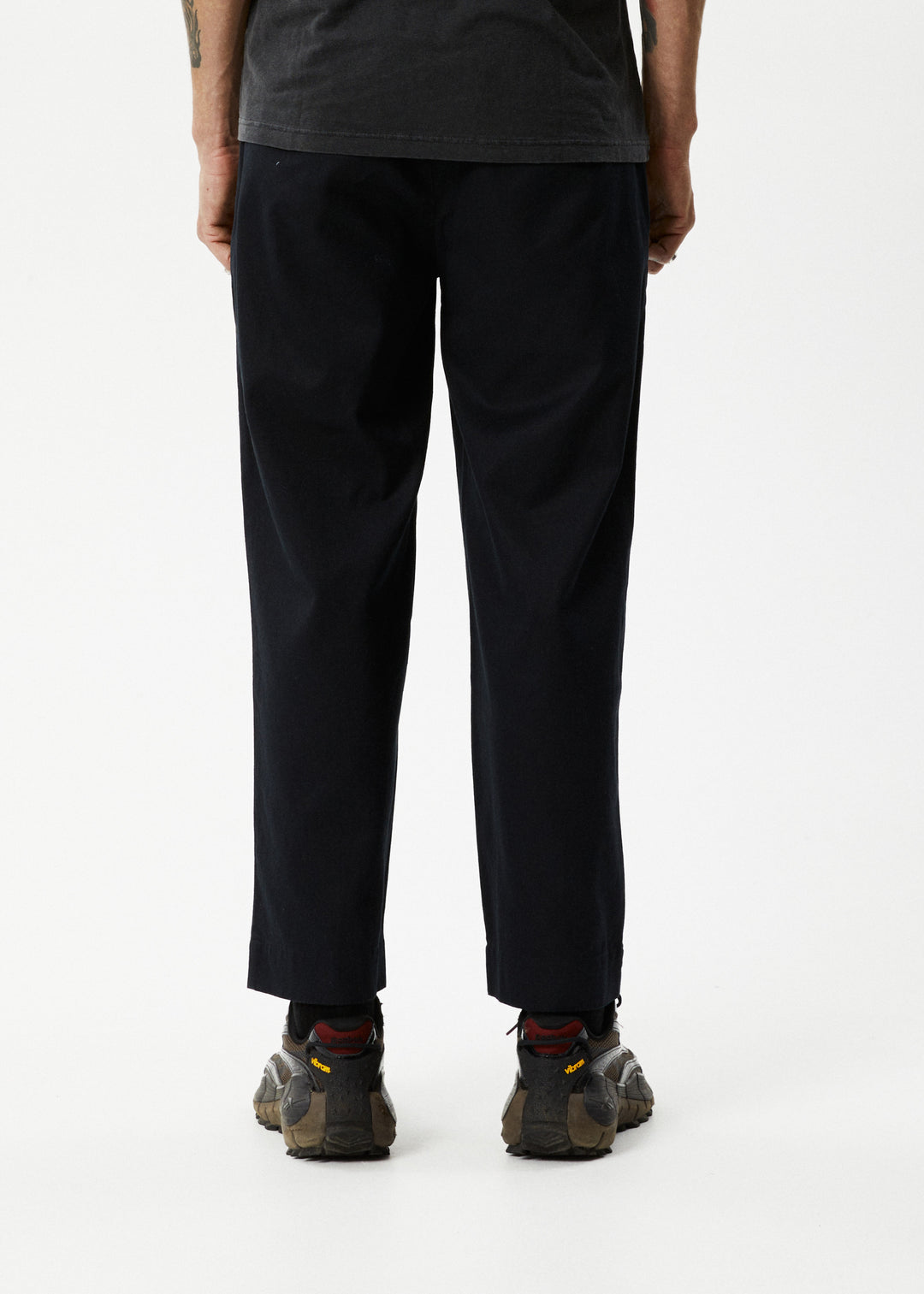 AFENDS Mens Mixed Business - Suit Pants - Black 