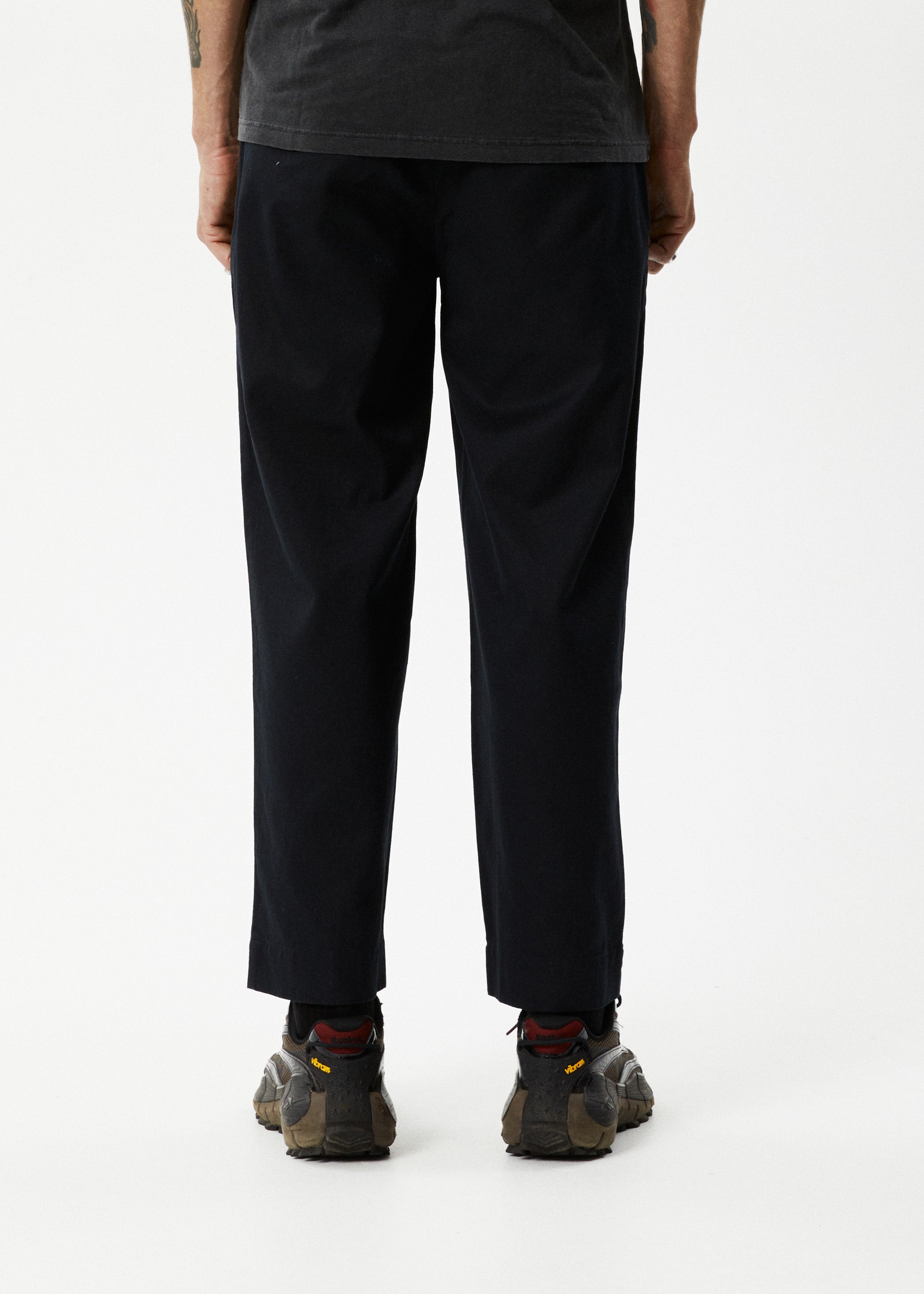 AFENDS Mens Mixed Business - Suit Pant - Black