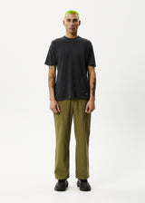 Afends Mens Richmond - Recycled Carpenter Pant - Military - Afends mens richmond   recycled carpenter pant   military 