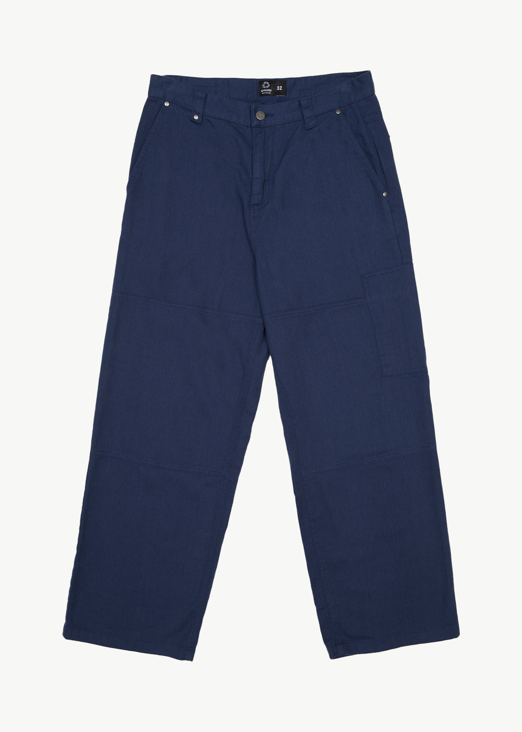 AFENDS Mens Richmond - Workwear Pant - Navy