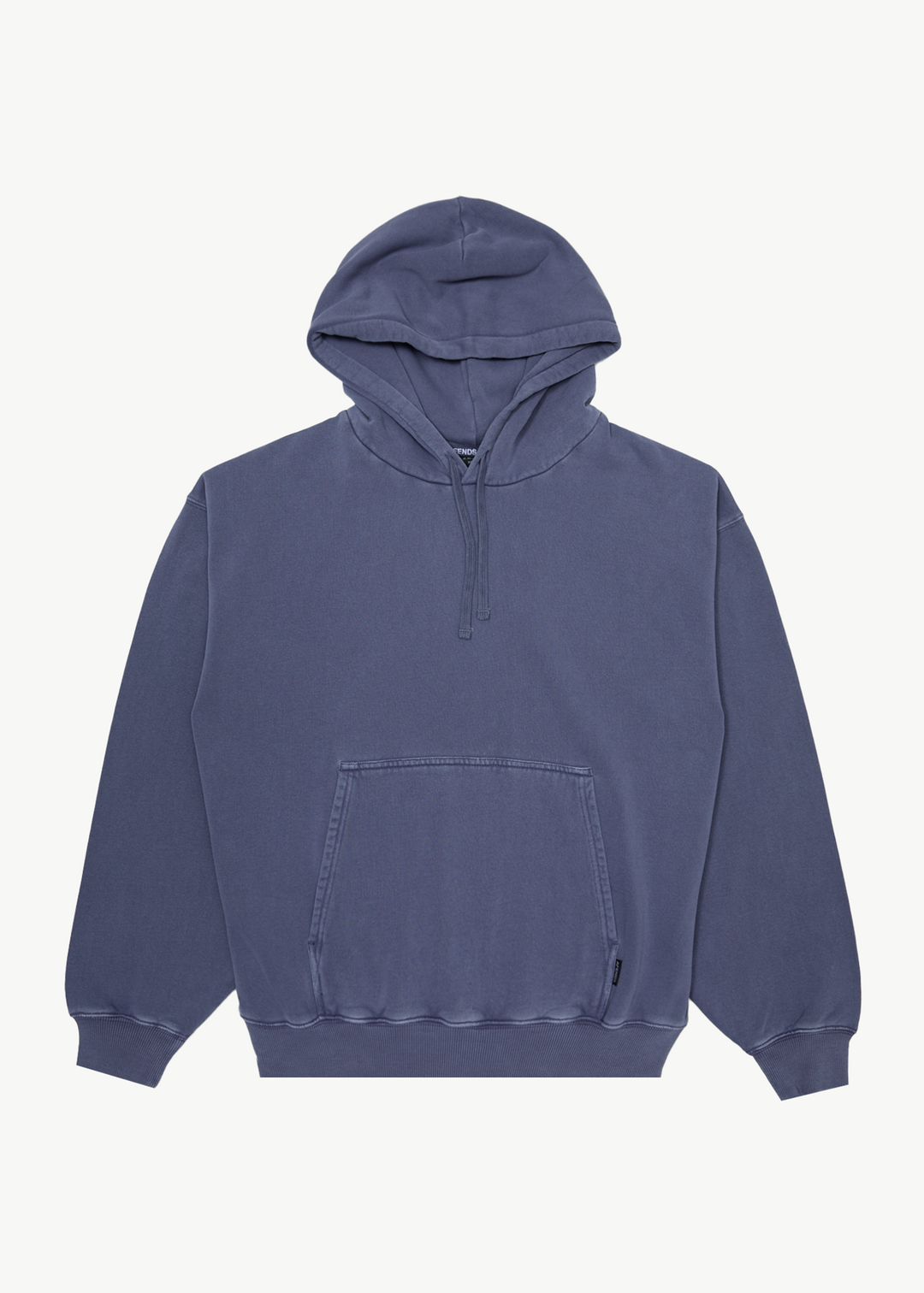 AFENDS Mens Genesis - Boxy Pull On Hood - Washed Marlin 