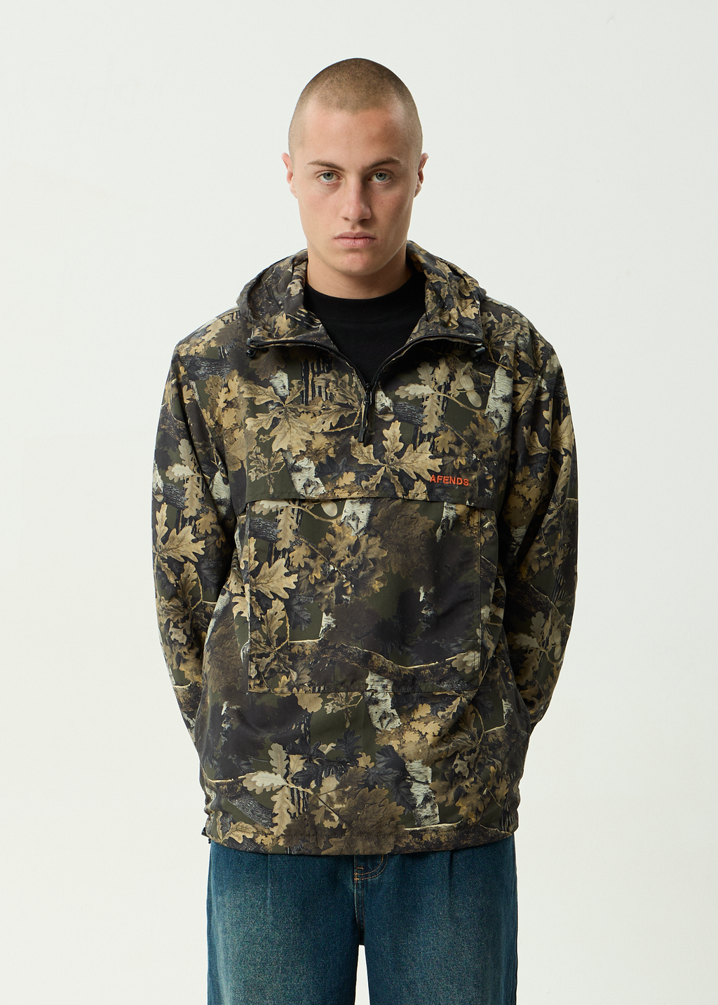 AFENDS Mens System - Water Resistant Spray Anorak Jacket - Find Me