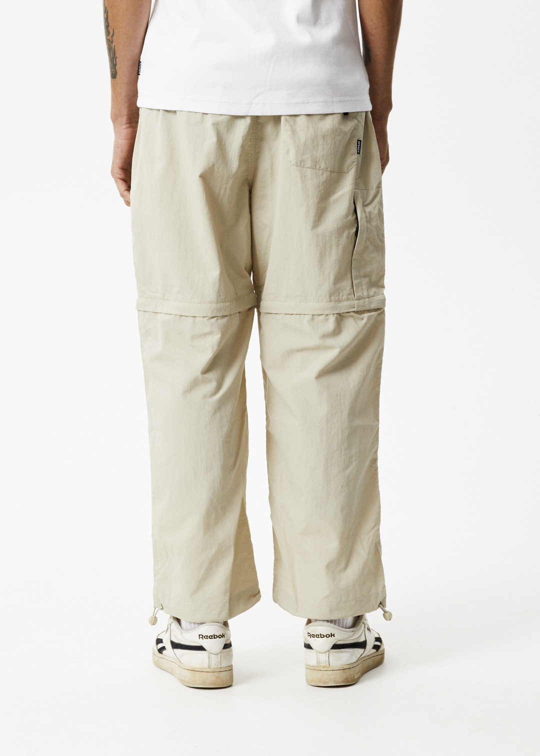 AFENDS Mens Antimatter - Zip Off Spray Pants - Cement 