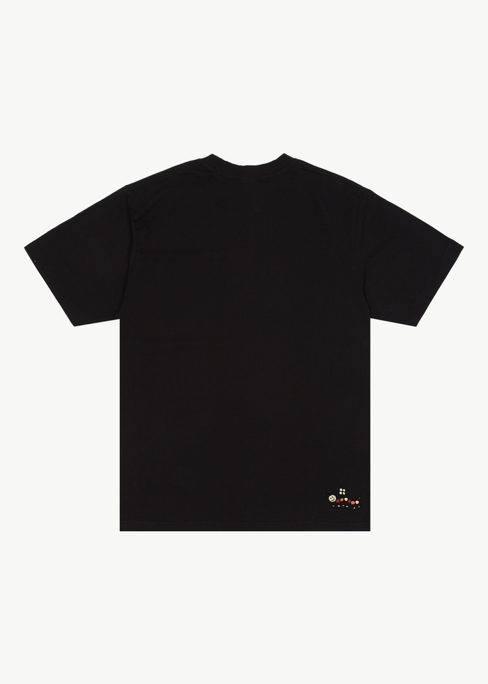 Afends Mens Sunshine - Retro Graphic T-Shirt - Black 
