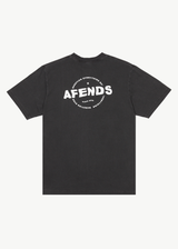 Afends Mens Questions - Graphic Retro  T-Shirt - Stone Black - Afends mens questions   graphic retro  t shirt   stone black 