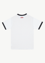 Afends Mens World - Graphic Ringer T-Shirt - White - Afends mens world   graphic ringer t shirt   white 