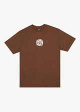 Afends Mens Circular - Graphic Retro  T-Shirt - Toffee - Afends mens circular   graphic retro  t shirt   toffee 