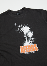 Afends Mens Tropics - Graphic Retro  T-Shirt - Stone Black - Afends mens tropics   graphic retro  t shirt   stone black 