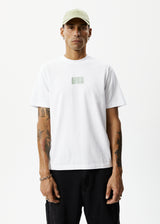 Afends Mens Limits - Graphic Retro  T-Shirt - White - Afends mens limits   graphic retro  t shirt   white 